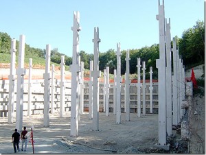 Pilastri con appoggio terminale antisismico Pilastri con appoggio terminale antisismico