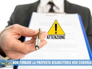 contestazione offerta assicurazione Rifiuto proposta risarcimento assicurazione Torino Ivrea Milano Como Monza