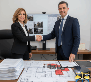 Consulente tecnico che supporta il cliente nella perizia incendio e nelle pratiche assicurative